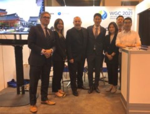 The WGC 2021 Team Exhibit at Gastech